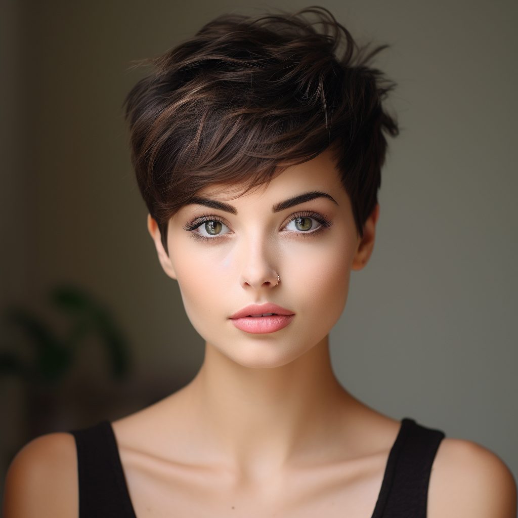 Chic Pixie Harmony cut for thick hair