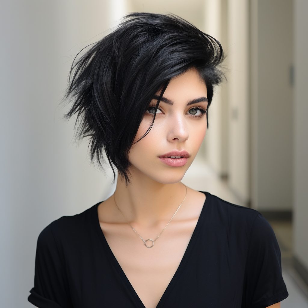Dark and Edgy Taper short edgy hairstyle