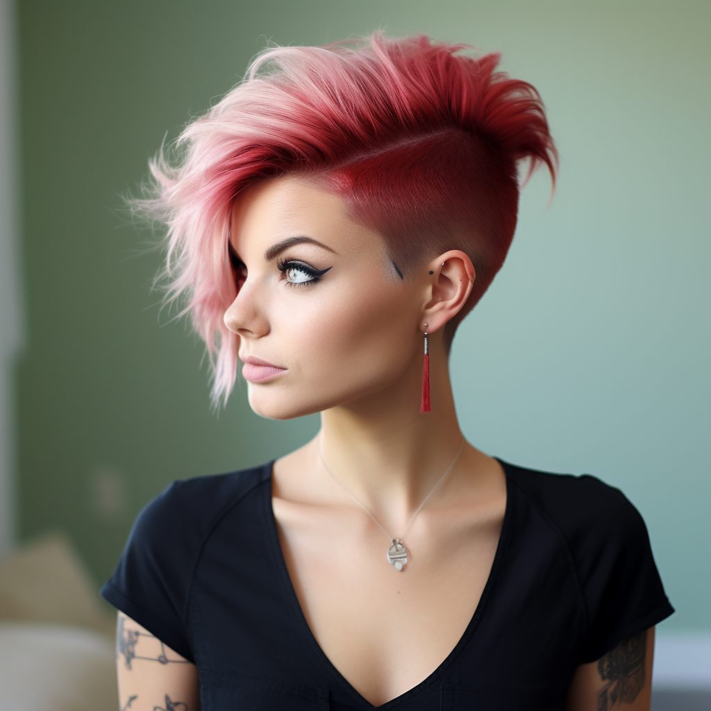 Dynamic Chic short punk hairstyle
