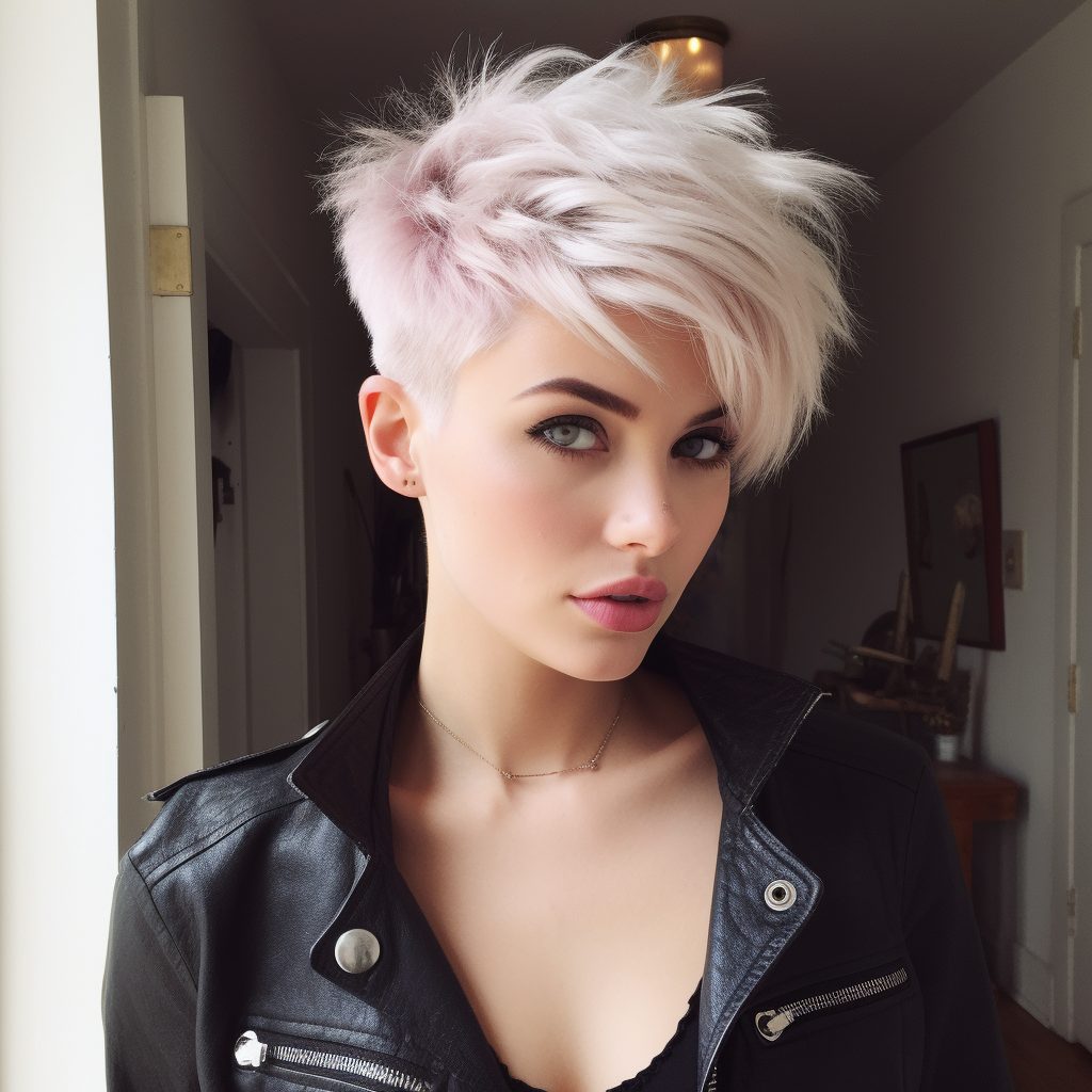 Edgy Spiked Inspiration short hair