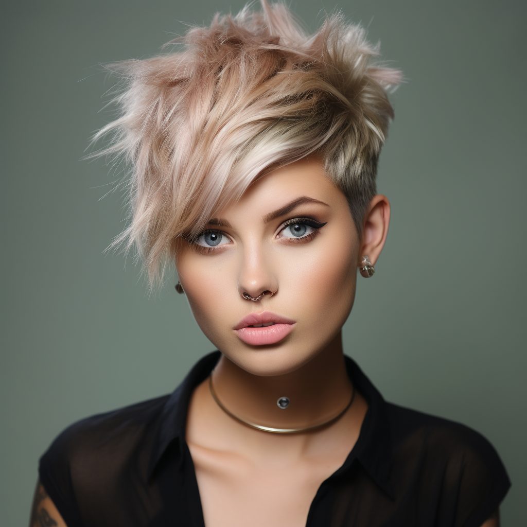 Effortless Punk Appeal is a low maintenance short punk hairstyle