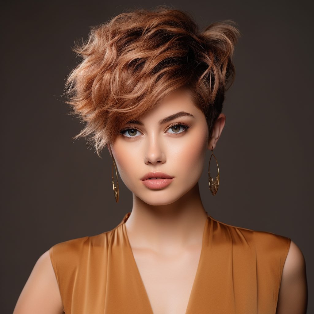 Elegant Pixie Form for thick hair