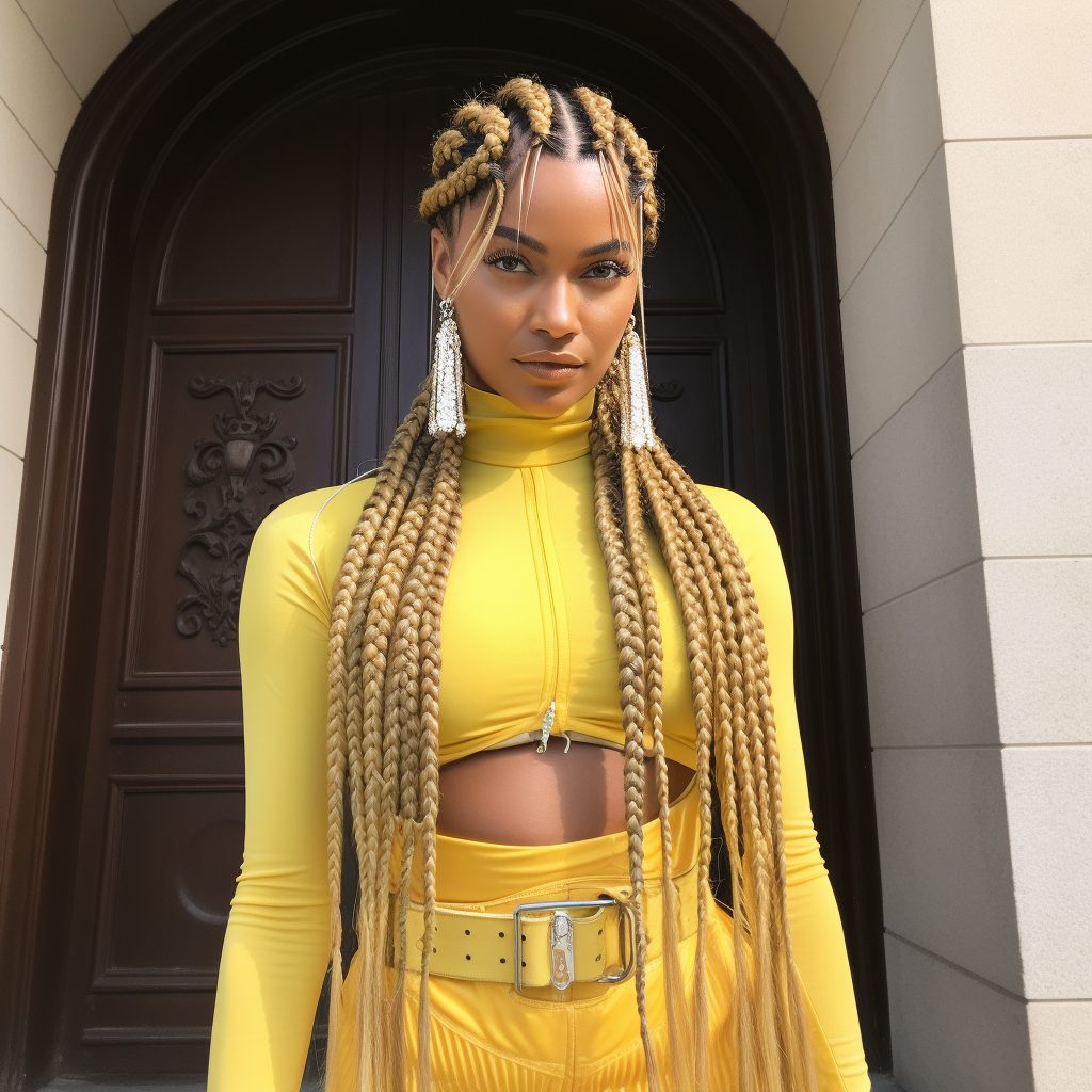 Lemonade Braids black women's braids hairstyle