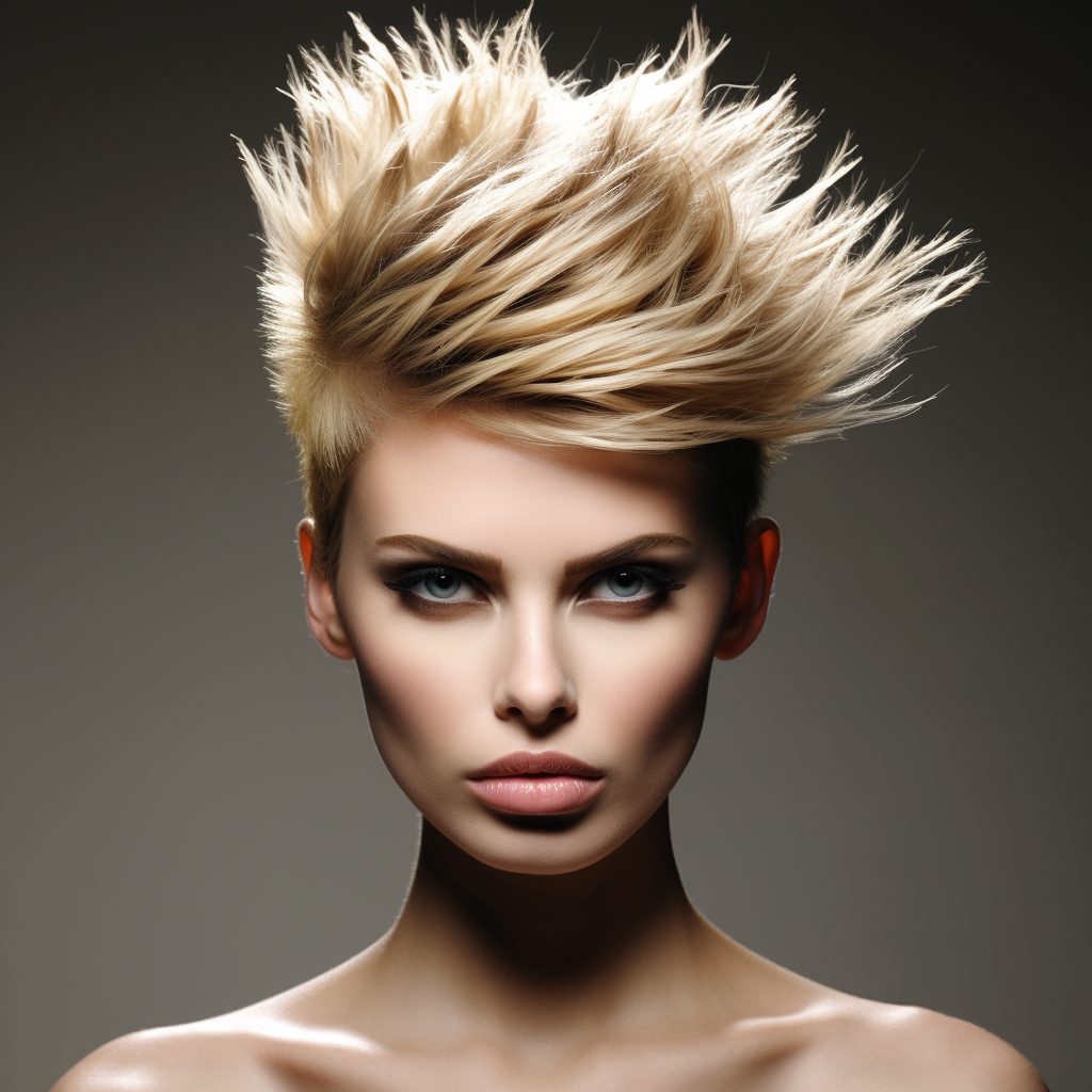 Expressive Short Spiked HairStyle