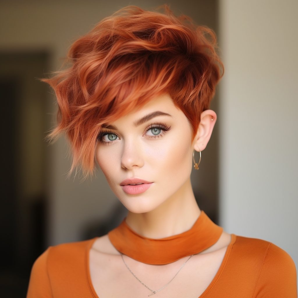 Playful Pixie Accents cute cut for thick hair