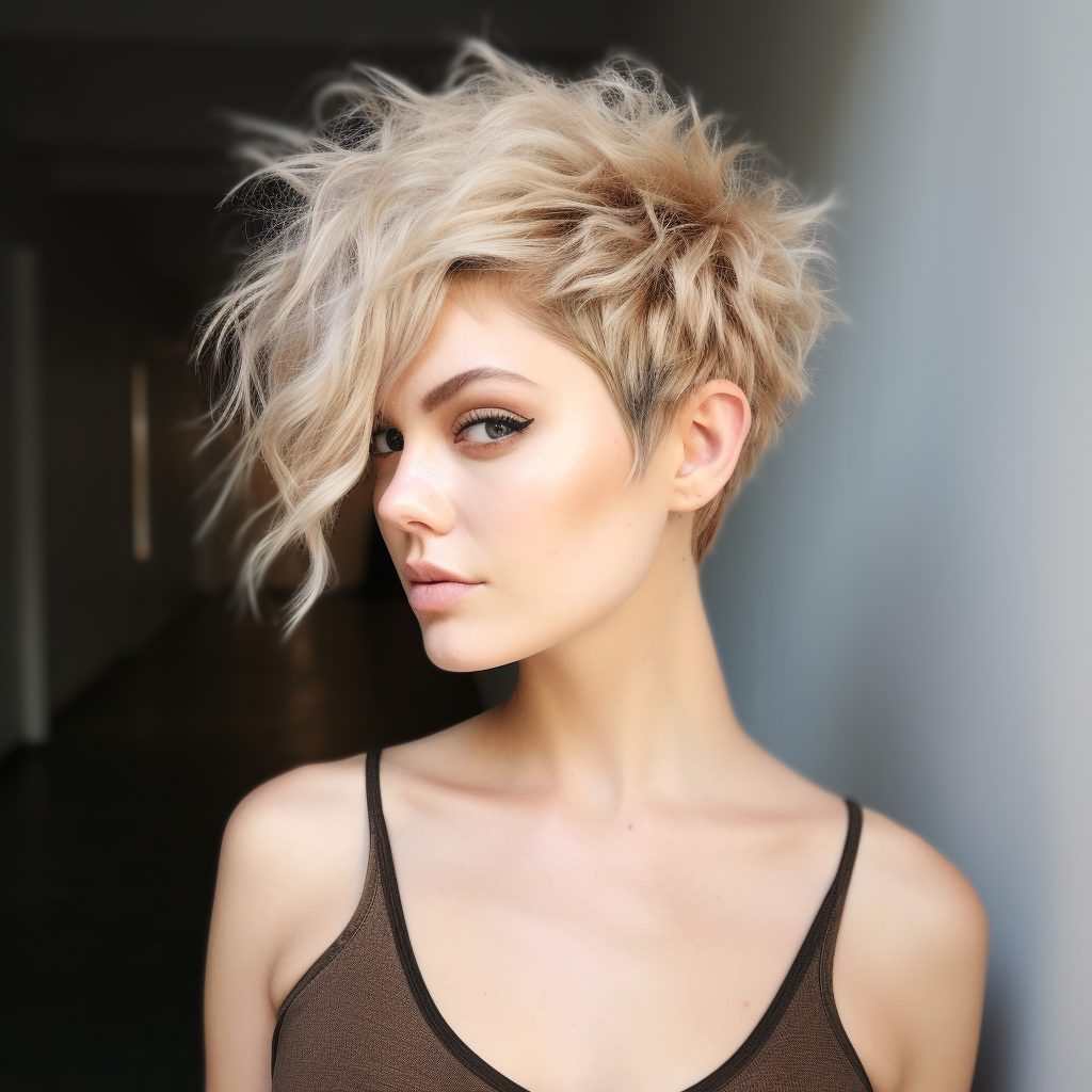 Radiant Textured Pixies thick hair short haircuts