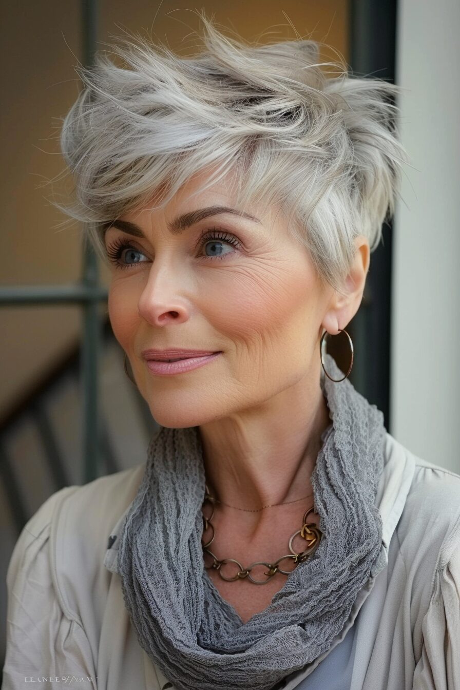 90 Simple And Classy Short haircuts for women over 50 For All Face Shapes