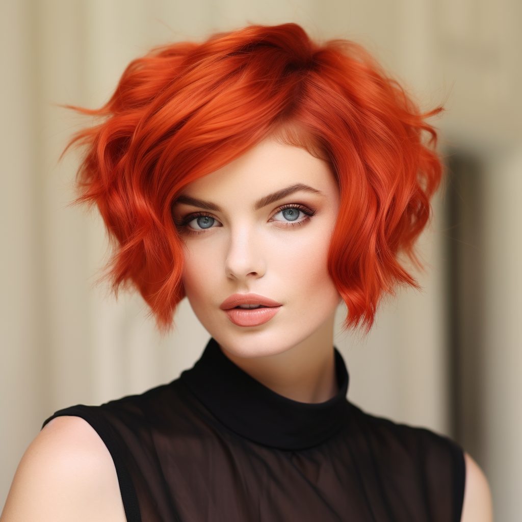 Sizzling Rouge short red hair style