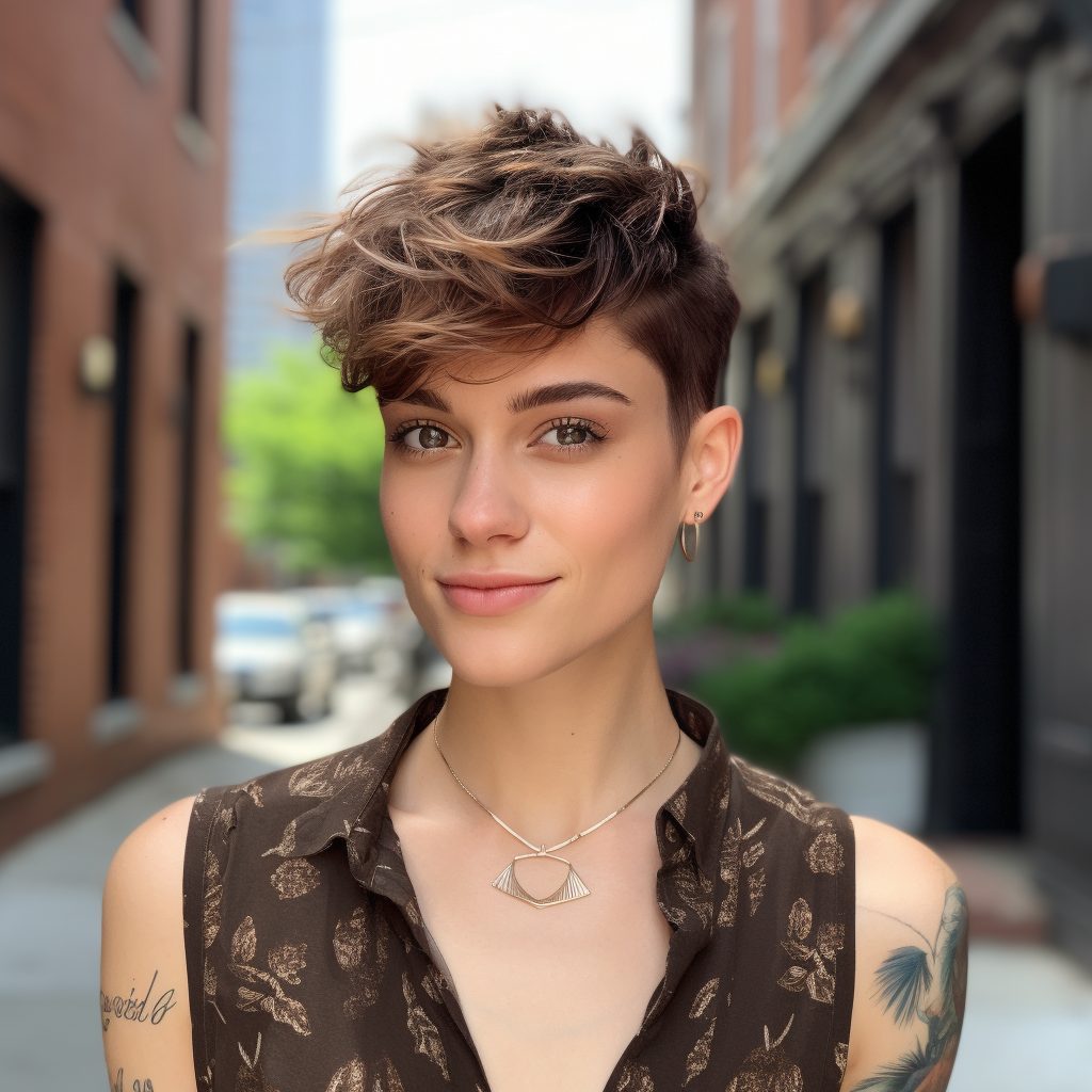 Versatile Hair For Every Expression: Short Non Binary Haircut