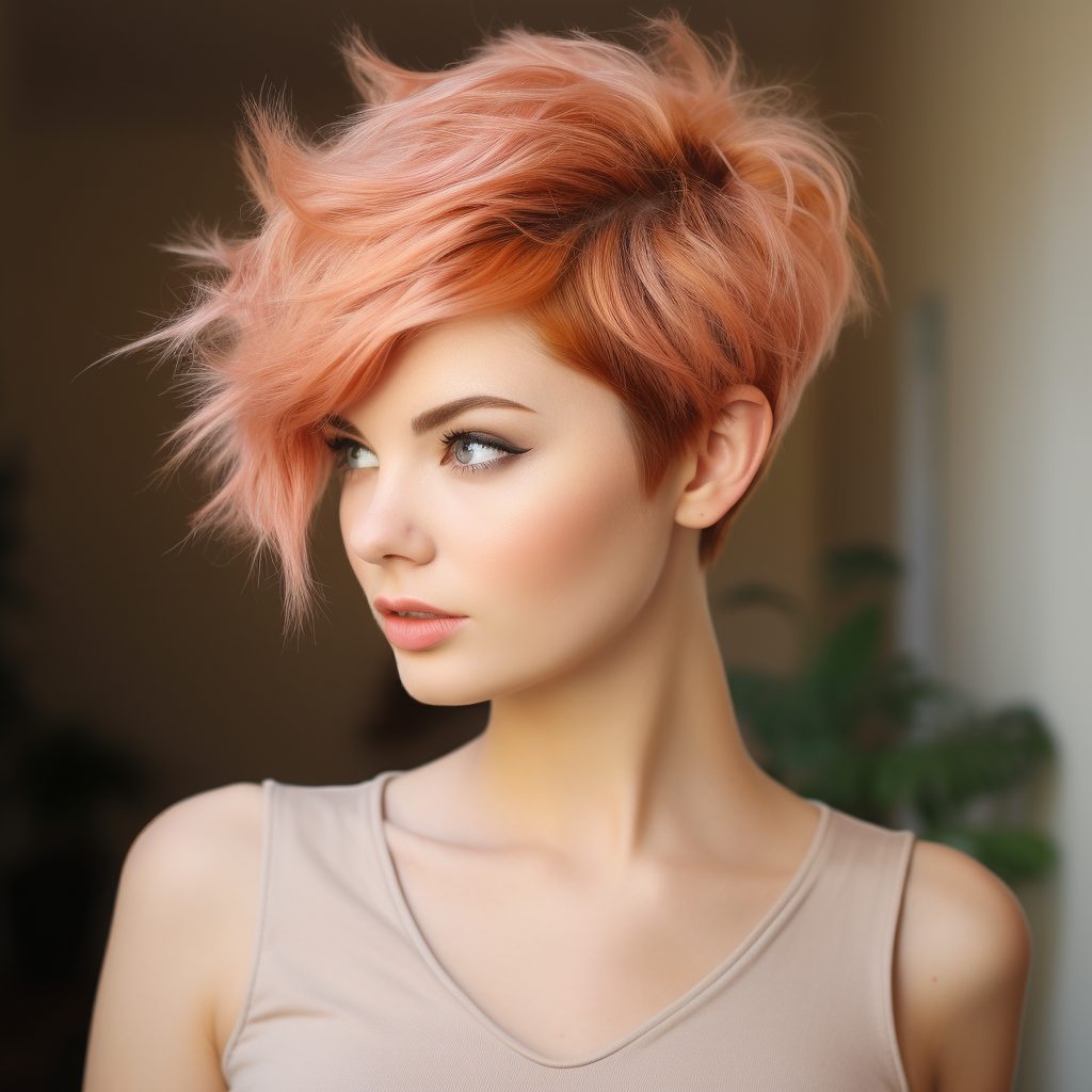Whimsical Pixie Layers haircuts for thick hair