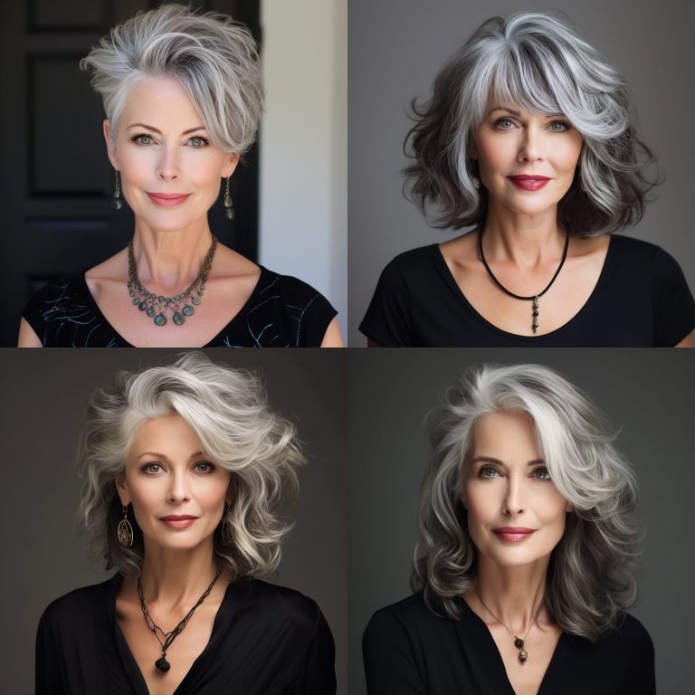 100 Modern and Ideal hairstyles for women over 50