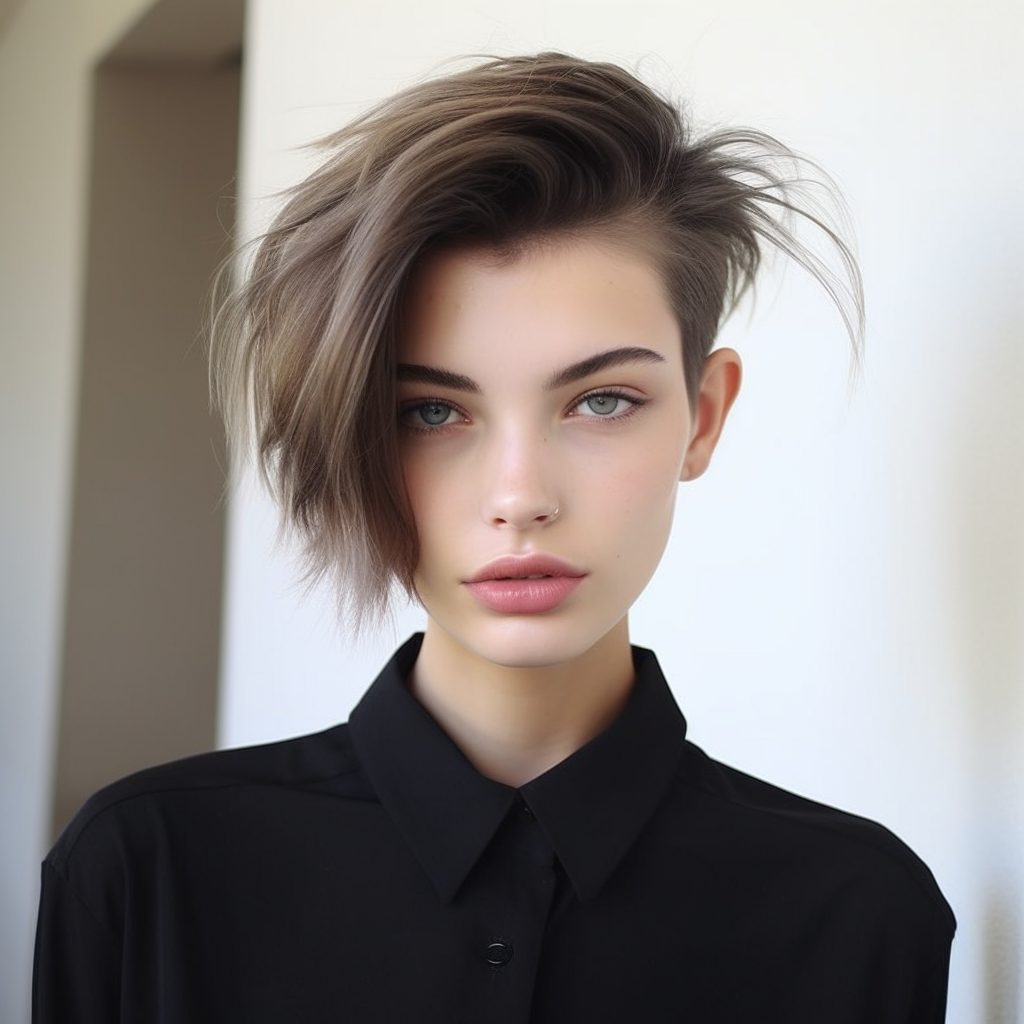 Androgynous Bob Haircut