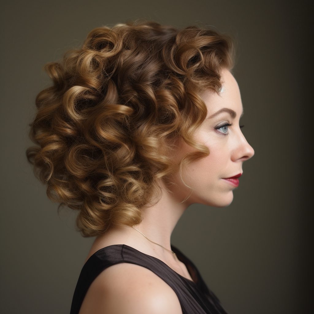 Curly Pinned Up Curls hairstyle