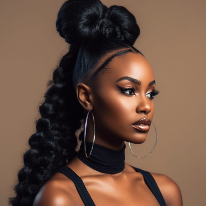 40 Elegant And Evergreen Ponytail Hairstyles For Black Hair