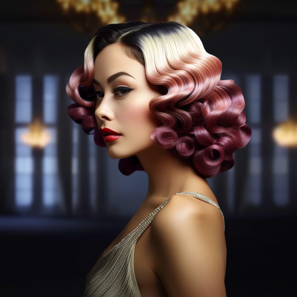 Hollywood Siren Finger Waves hairstyle