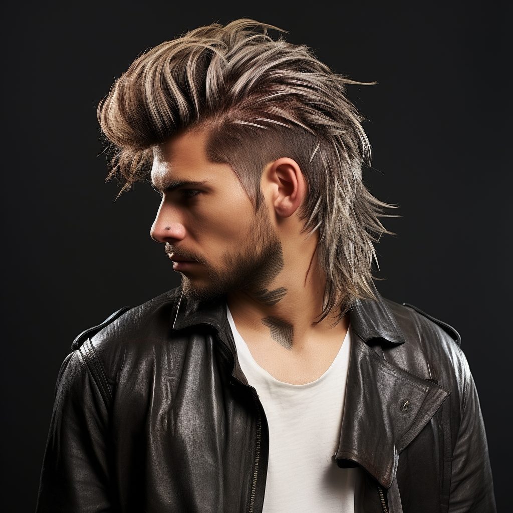 Lycan Layered Style male wolf cut