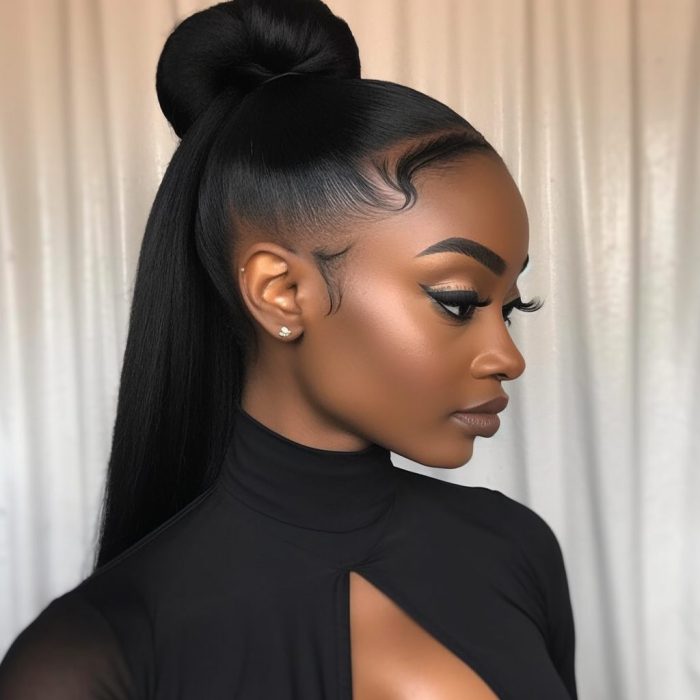 40 Elegant And Evergreen Ponytail hairstyles for black hair