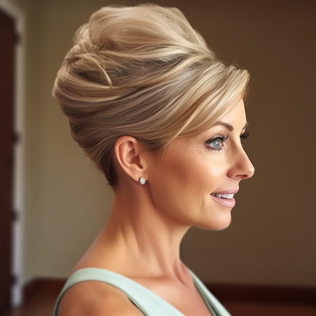 Sleek French Twist mother of the bride hairstyle