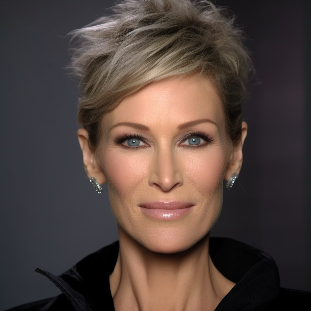 Sleek Tapered Crop hairstyles for long faces over 50