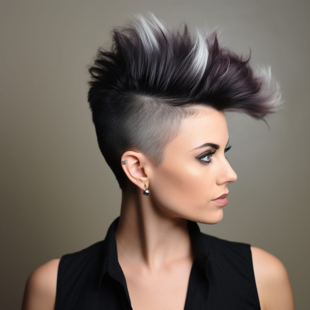 Spectrum Spike masculine female haircut