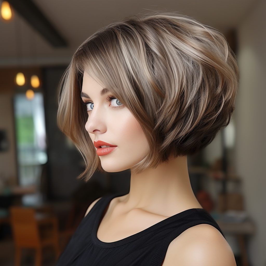 Stacked Wedge Bob hairstyle