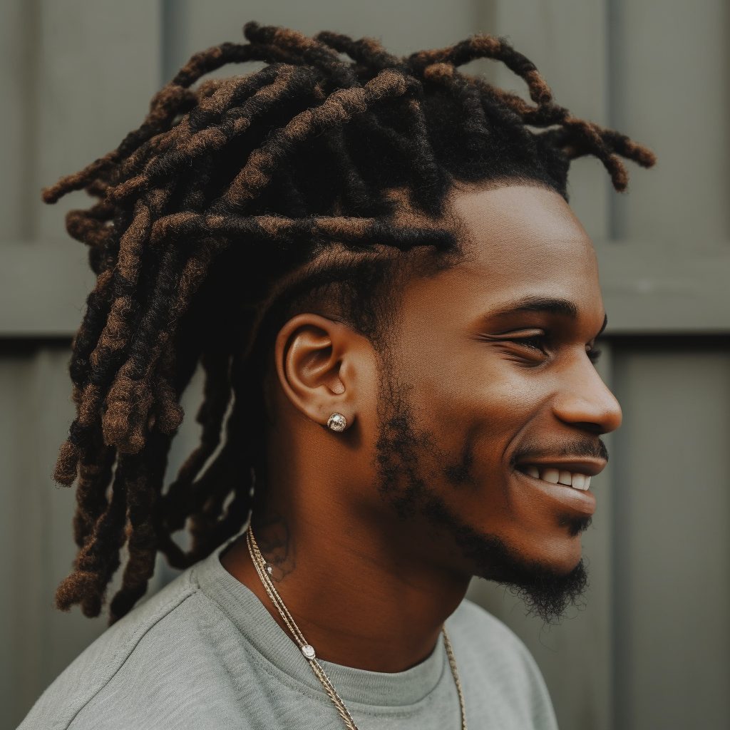 Tapered Dreads with Twists: Hot Dreadlocks