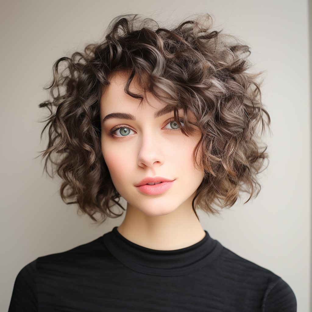Universal Updo curly non binary haircut