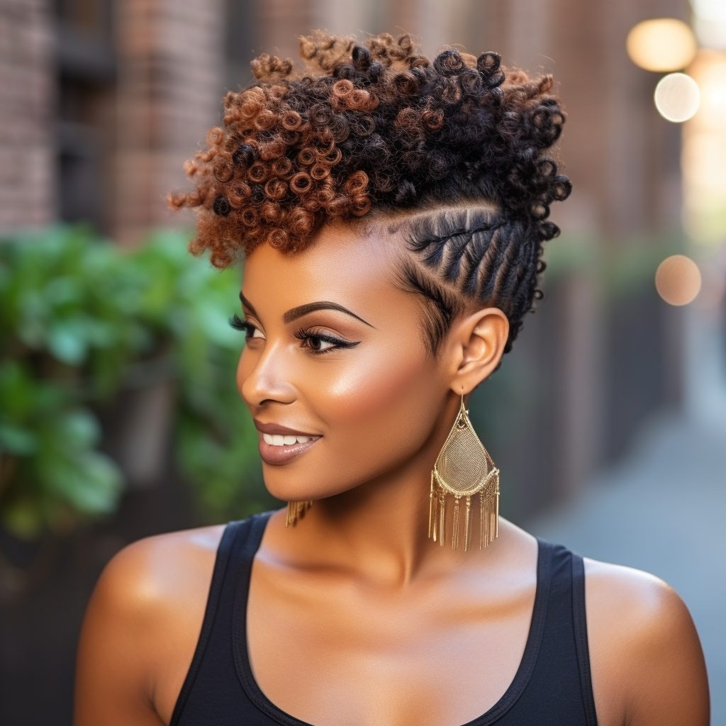 Afro Chic Pixie short black hairstyle