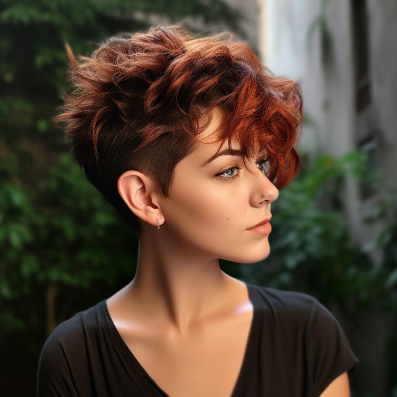 Casual Curly Pixie