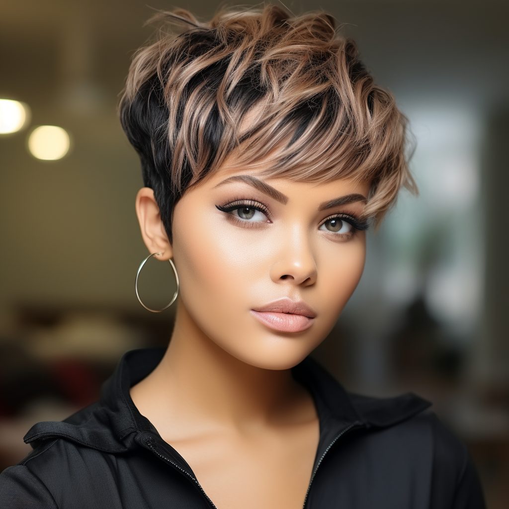 Pixie Cut Perfection black short hairstyle