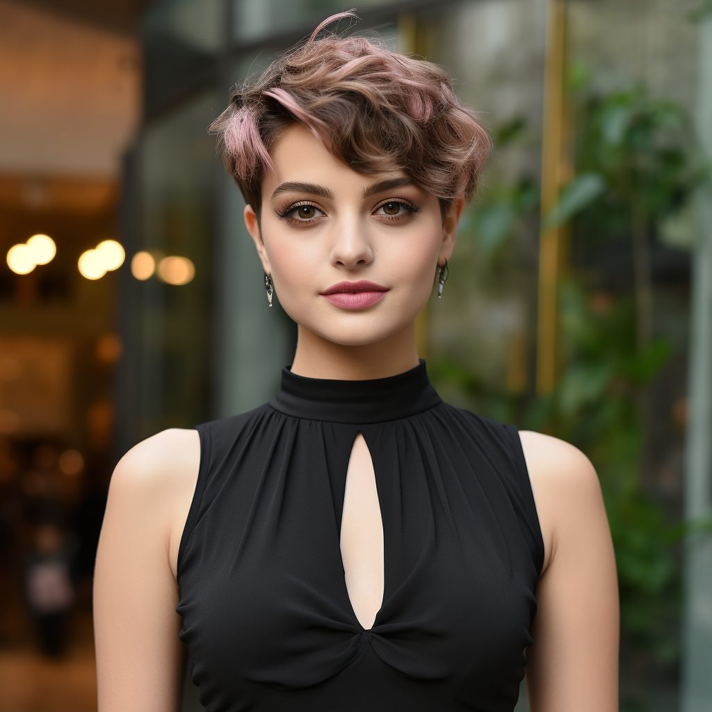 Short Round Face Sway Short Hairstyle