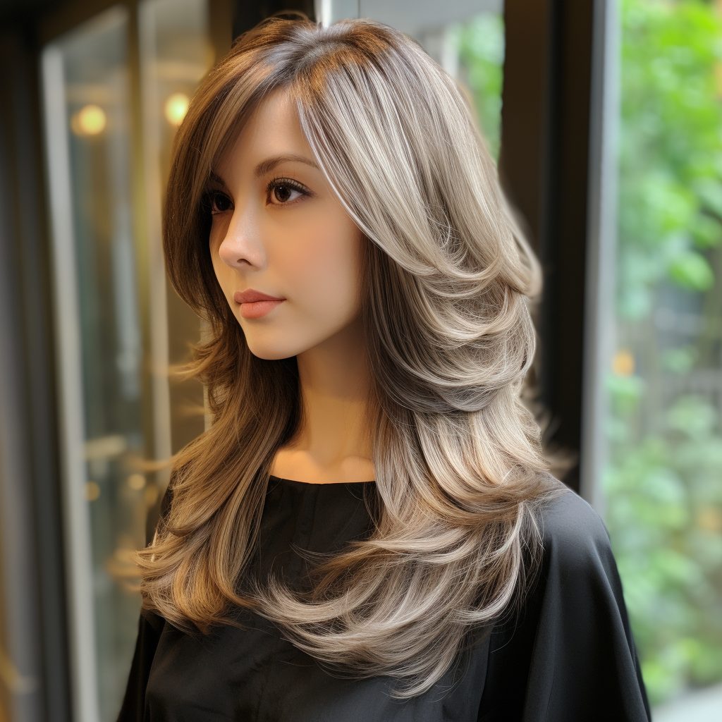 Soft and Flowing Layered Cut