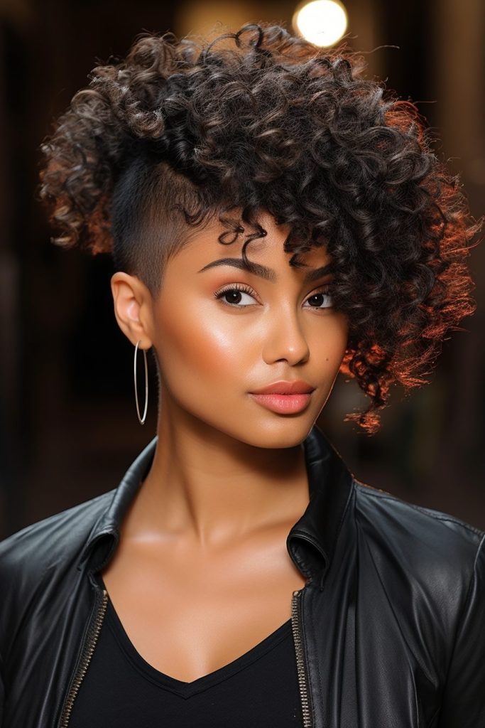 Curly Cropped Cut