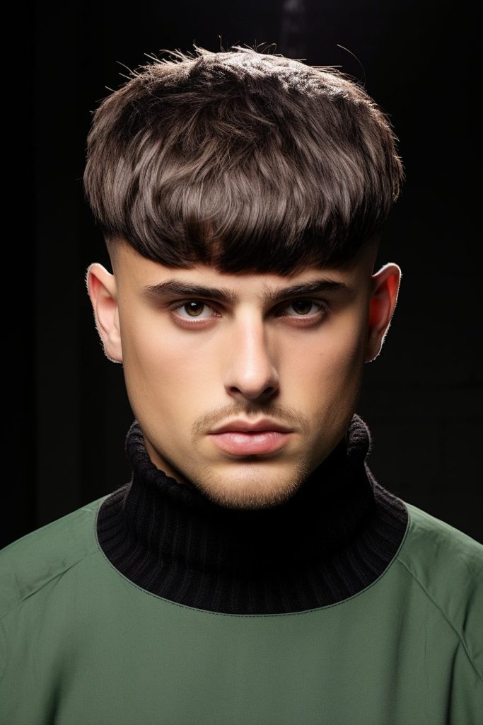Disconnected Bowl Cut Fade