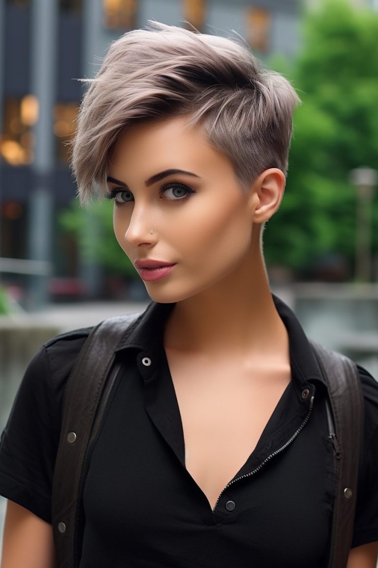 World of 60 Edgy short pixie cuts