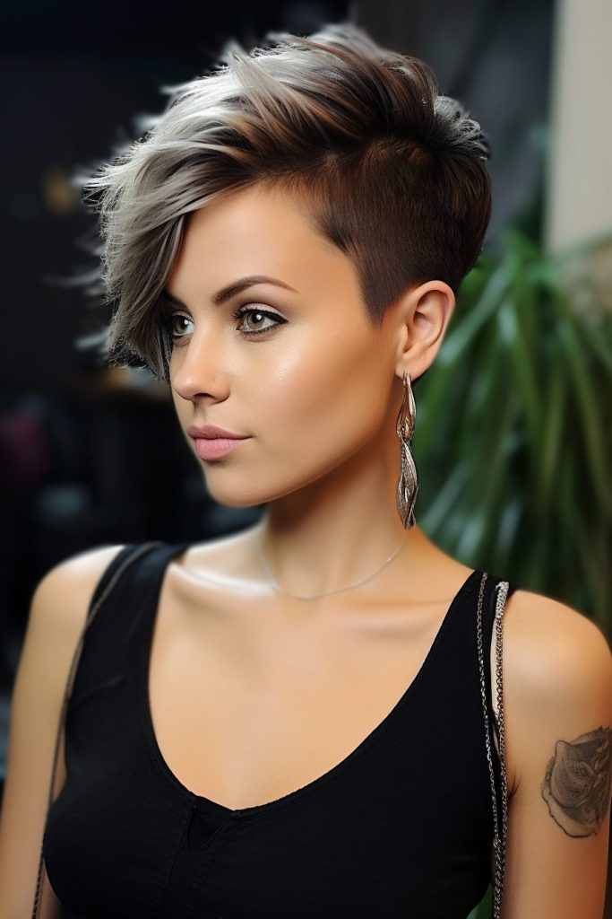 Pixie with Textured Side Sweep