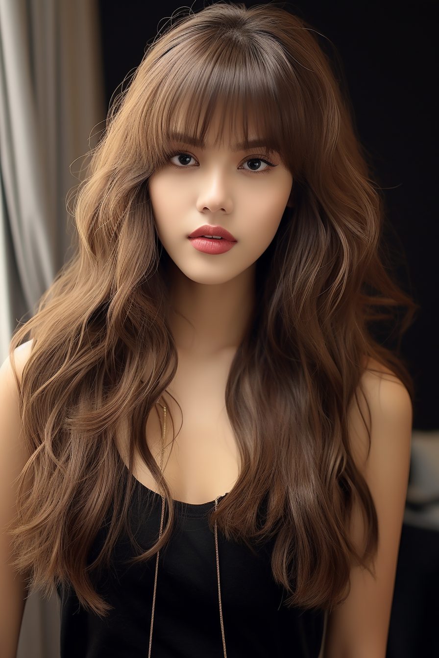 60 Long Hair with Bangs - Timeless Styles for All Fashion Enthusiast